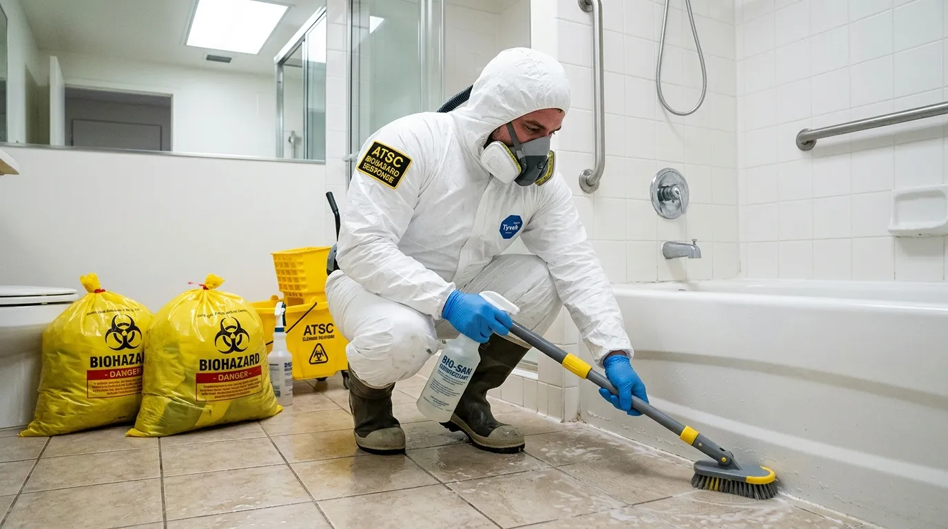 Decontamination equipment deployed for Blood Cleanup in Winder